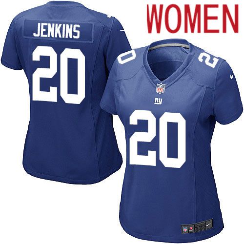 Women New York Giants #20 Janoris Jenkins Nike Royal Game NFL Jersey